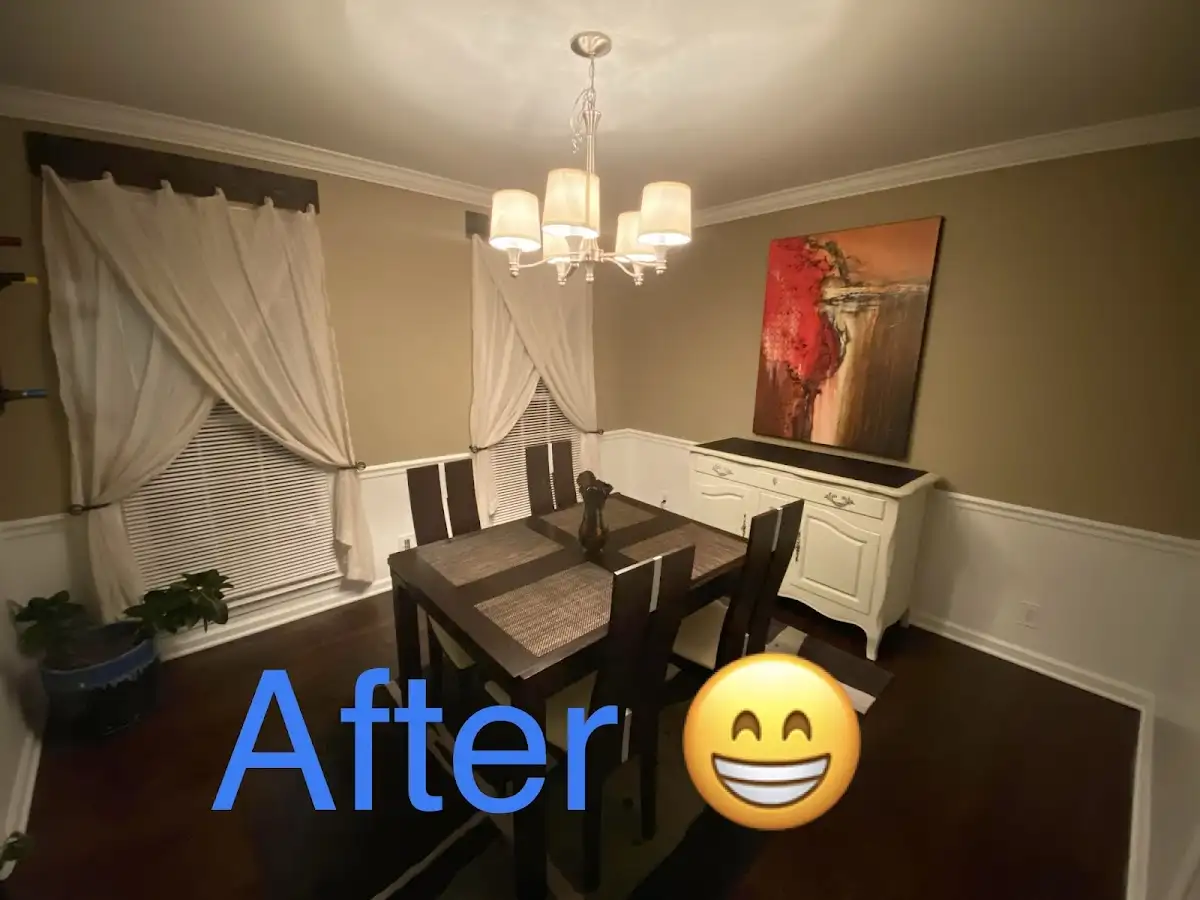 Professional dining room restoration after water damage in Yorkville